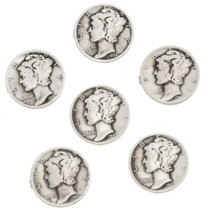 Mercury Dime Button Cover 14637