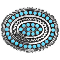 Natural Sleeping Beauty Turquoise Belt Buckle 28231