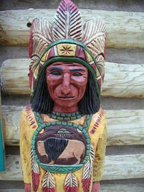 Four Foot Tall Cigar Store Indian 33998