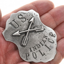 Replica Texas Rangers Company A Badge - Silver Finish Novelty Western Badge