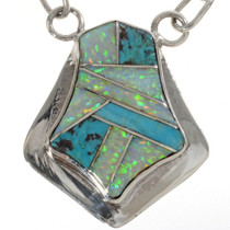 Inlaid Turquoise Opal Necklace 15181