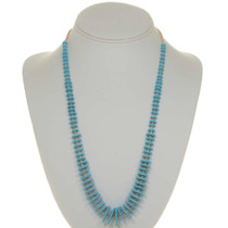 Turquoise Disc Heishi Necklace 26268