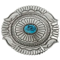 Kingman Turquoise Belt Buckle 26274