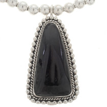 Black Onyx Southwest Silver Necklace 27846