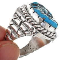 Navajo Sterling Adobe Ring 29598