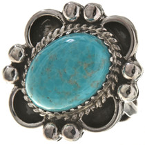 Turquoise Silver Ladies Ring 28681