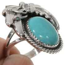 Kingman Turquoise Ladies Ring 27626