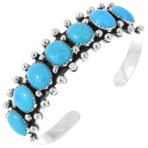 Sterling Silver Natural Turquoise Bracelet 25927