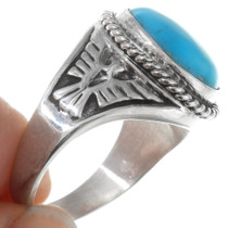 Navajo Silver Thunderbird Ring 27102