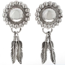 Concho Feather Earrings 16358