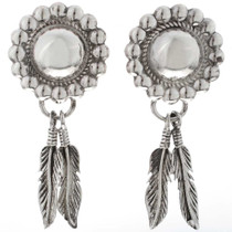 Concho Feather Earrings 16357