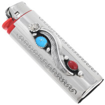 Turquoise Coral Bic Lighter Case 23006