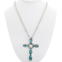 Turquoise Cross Necklaces for Sale 