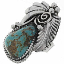 Turquoise Silver Ladies Ring 27130