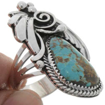 Navajo Turquoise Sterling Ring 27130