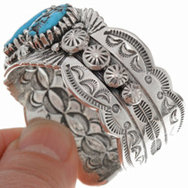 Navajo Turquoise Cuff Bracelet 23988
