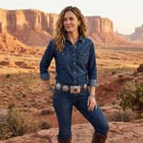 American Indian Concho Belt 15793