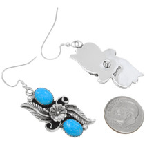 Navajo Turquoise Dangle Earrings 26662