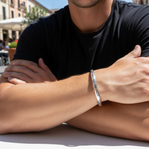 Unisex Sterling Navajo Bracelet 15897