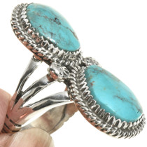 Ladies Turquoise Pointer Ring 28518
