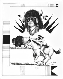 Limited Edition Native American Print by Native American Artist Frankie C. Nez