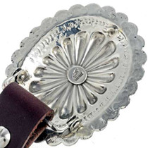 Hammered Silver Concho Belt 22814