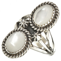 Mother Of Pearl Navajo Ring 25931