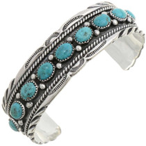 Turquoise Silver Cuff 27109