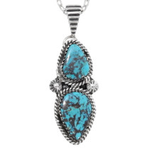 Native American Turquoise Pendant 28695