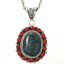 Azurite Coral Southwest Jewelry 29354