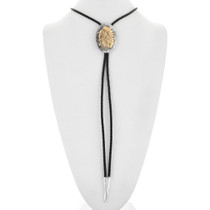 Gold Silver Indian Bolo Tie 25474