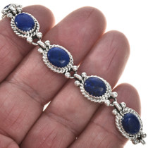 Gemstone Lapis Link Southwest Bracelet 29094