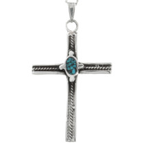 Turquoise Cross Necklaces for Sale 