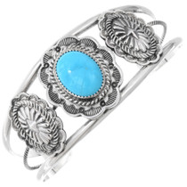 Sterling Silver Sleeping Beauty Turquoise Bracelet 14199