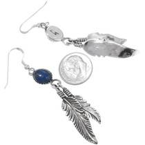 Native American Lapis Dangle Earrings 29401