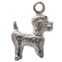 Sterling Silver Dog Poodle Charm