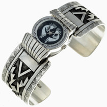 Overlaid Sterling Silver Watch 24495