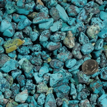Turquoise Nuggets Stabilized Rough 22463