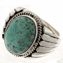 Navajo Mens Turquoise Ring 17353
