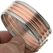Navajo Copper Silver Cuff 31756