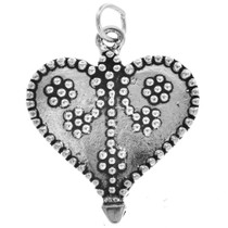 Sterling Silver Heart Charm 35429