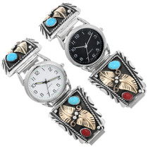 Turquoise Sterling Silver Native American Watch 28917