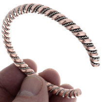 Copper Twist Wire Cuff Bracelet 31758