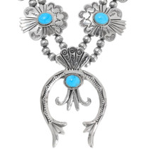 Natural Sleeping Beauty Turquoise Necklace Set 28341