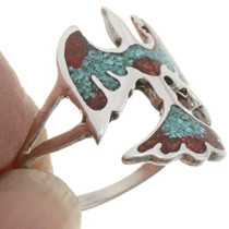 Thunderbird Turquoise Ladies Ring 27083