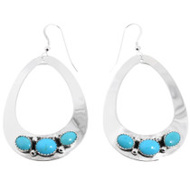 Navajo Natural Turquoise Earrings 27480