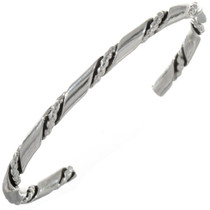 Double Twist Cuff Navajo Bracelet 12903