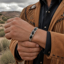 Navajo Gemstone Cuff Bracelet 29420