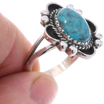 Navajo Southwest Turquoise Ladies Ring 27180