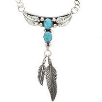 Genuine Turquoise Navajo Necklace 28024